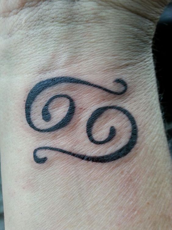 Attractive Cancer Tattoos Zodiac Version