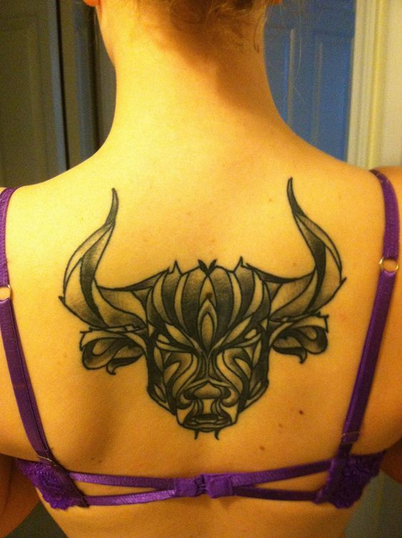 Aggressive Bull Tattoo Exclusively Feminine
