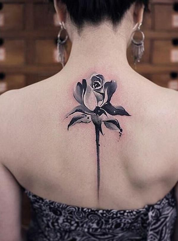 Watercolor Lady Lucky Tattoos