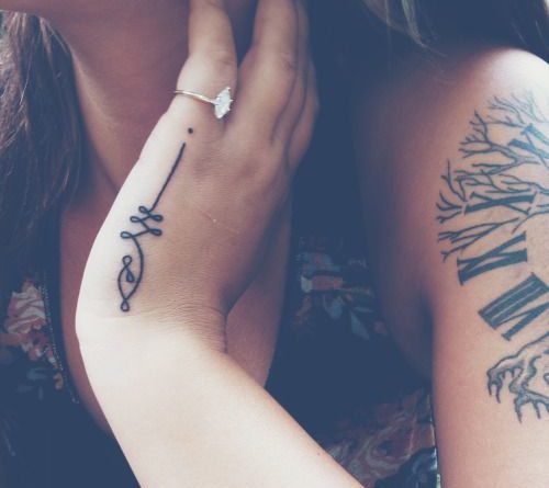Lady Luck Tattoo Unalome Tattoos on Women Spinal